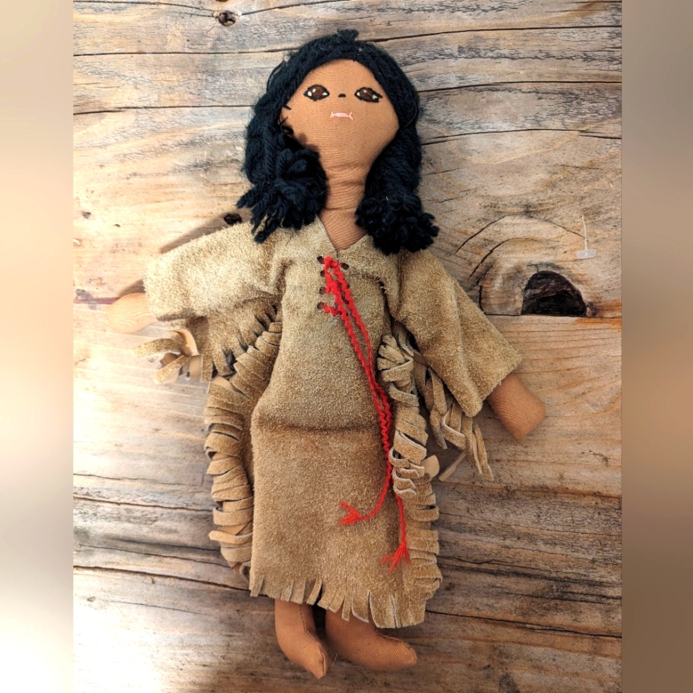 Vintage Handmade Native Doll
